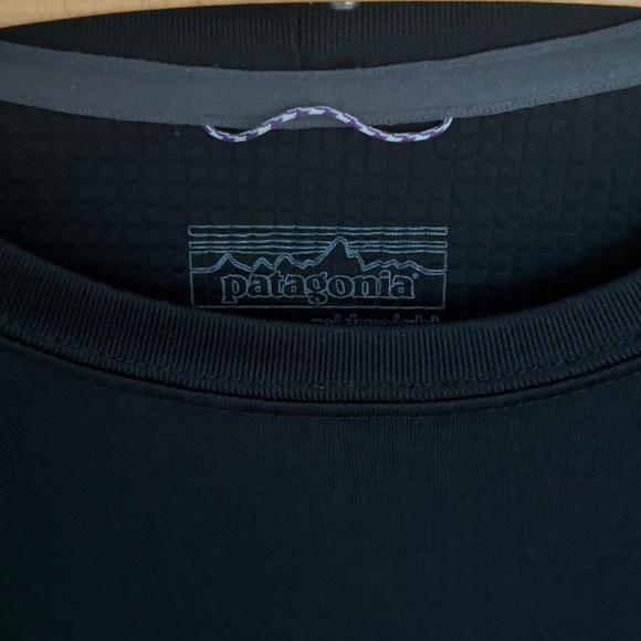 Patagonia Capilene base layer shirt men's size XXL black midweight polortec - Picture 3 of 6